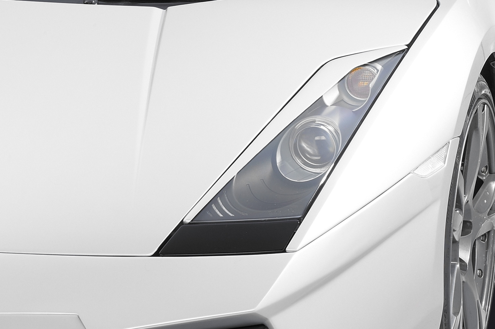 Paupières de phares avants (la paire) pour Lamborghini Gallardo LP500 coupé / Spider (2003-2008) - Fabriqué en ABS (à peindre)