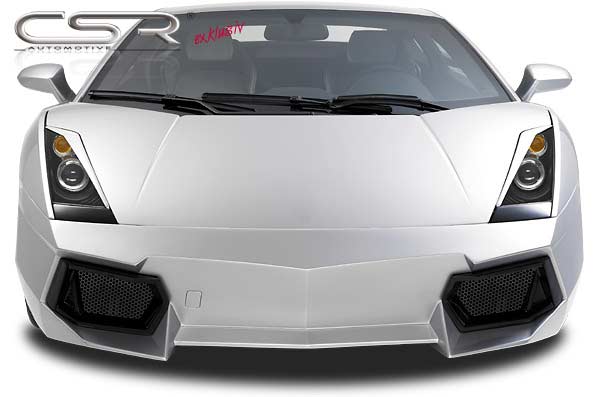 Paupières de phares avants (la paire) pour Lamborghini Gallardo LP500 coupé / Spider (2003-2008) - Fabriqué en ABS (à peindre)