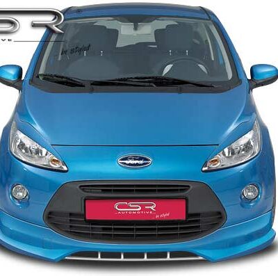 Paupières de phares avants (la paire) pour Ford KA RU8 hatchback (depuis 2009) - Fabriqué en ABS (à peindre)