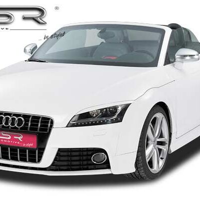 Paupières de phares avants (la paire) pour Audi TT 8J cabriolet / coupé (depuis 2006) - Fabriqué en ABS (à peindre)