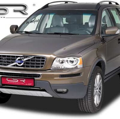 Paupières de phares avants (la paire) pour Volvo XC 90 toutes carrosseries (2002-2010) - Fabriqué en ABS (à peindre)