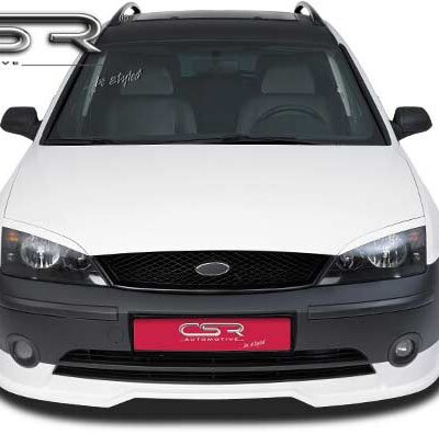 Paupières de phares avants (la paire) pour Ford Mondeo MK3 berline / liftback / break (2000-2007) - Fabriqué en ABS (à peindre)