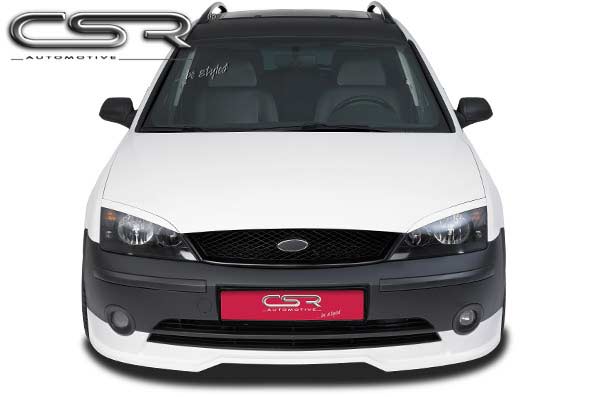 Paupières de phares avants (la paire) pour Ford Mondeo MK3 berline / liftback / break (2000-2007) - Fabriqué en ABS (à peindre)
