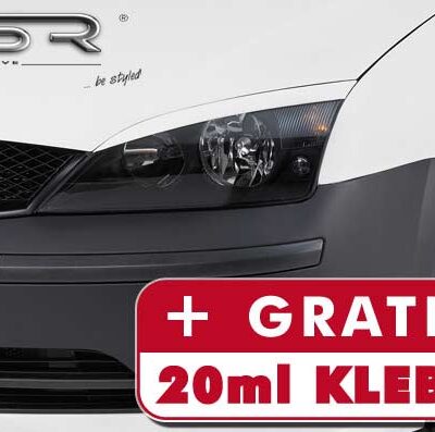 Paupières de phares avants (la paire) pour Ford Mondeo MK3 berline / liftback / break (2000-2007) - Fabriqué en ABS (à peindre)