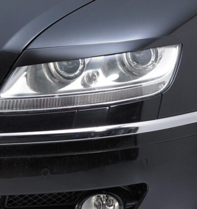 Paupières de phares avants (la paire) pour VW Phaeton berline (2002-4/2010) - Fabriqué en ABS (à peindre)