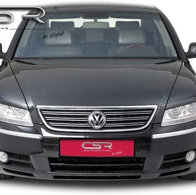 Paupières de phares avants (la paire) pour VW Phaeton berline (2002-4/2010) - Fabriqué en ABS (à peindre)