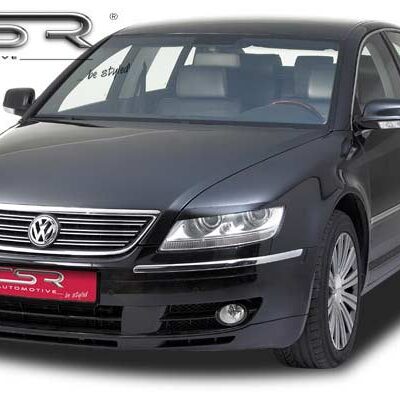 Paupières de phares avants (la paire) pour VW Phaeton berline (2002-4/2010) - Fabriqué en ABS (à peindre)