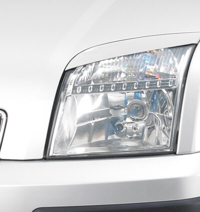 Paupières de phares avants (la paire) pour Ford Fusion hatchback (2002-2012) - Fabriqué en ABS (à peindre)