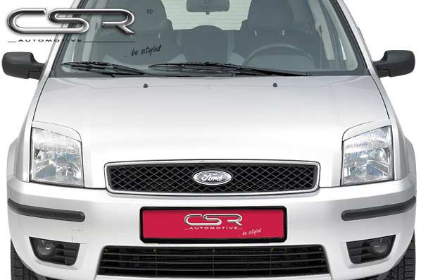Paupières de phares avants (la paire) pour Ford Fusion hatchback (2002-2012) - Fabriqué en ABS (à peindre)