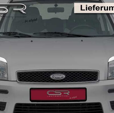 Paupières de phares avants (la paire) pour Ford Fusion hatchback (2002-2012) - Fabriqué en ABS (à peindre)