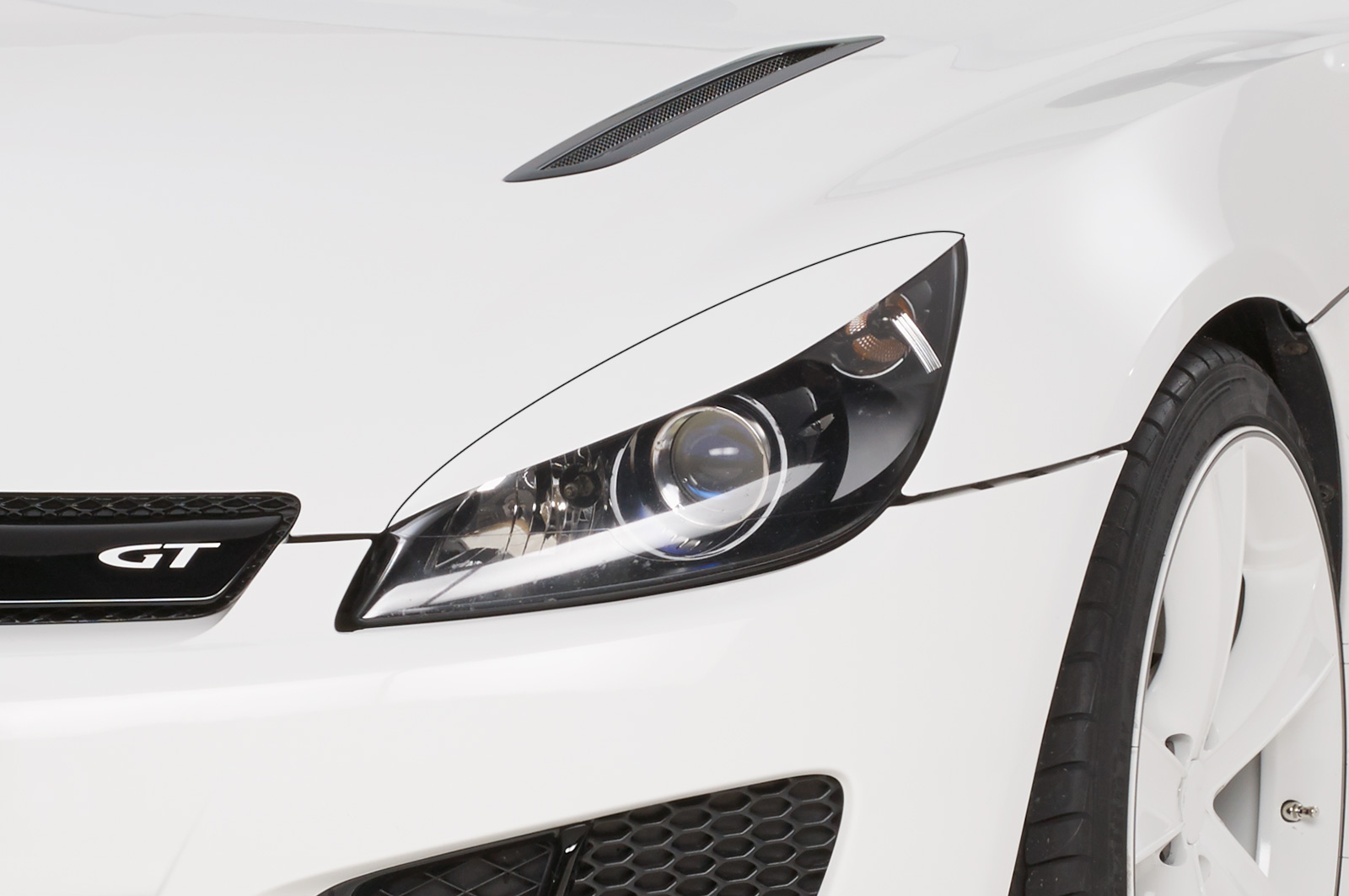 Paupières de phares avants (la paire) pour Opel GT Roadster (2007-2009) - Fabriqué en ABS (à peindre)