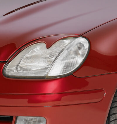 Paupières de phares avants (la paire) pour Mercedes Benz SLK R170 Roadster (1996-2004) - Fabriqué en ABS (à peindre)