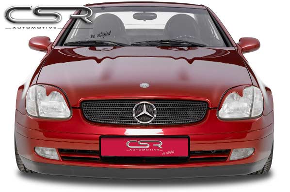 Paupières de phares avants (la paire) pour Mercedes Benz SLK R170 Roadster (1996-2004) - Fabriqué en ABS (à peindre)