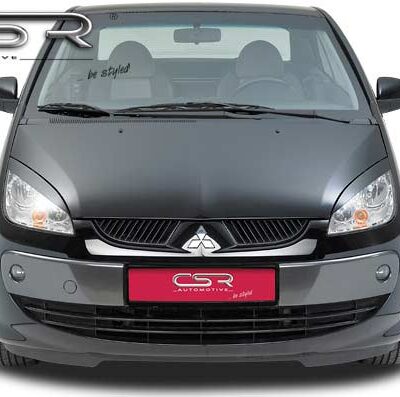 Paupières de phares avants (la paire) pour Mitsubishi Colt Z30 CZ3 / Colt Plus / Colt 5 portes (2004-11/2008) - Fabriqué en ABS (à peindre)