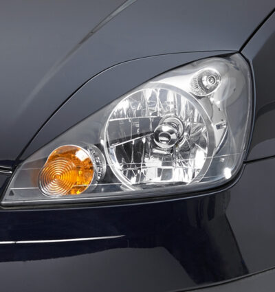Paupières de phares avants (la paire) pour Ford Fiesta MK6  (10/2005-2008) - Fabriqué en ABS (à peindre)