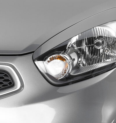 Paupières de phares avants (la paire) pour Kia Picanto toutes carrosseries (2011-2016) - Fabriqué en ABS (à peindre)