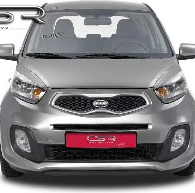 Paupières de phares avants (la paire) pour Kia Picanto toutes carrosseries (2011-2016) - Fabriqué en ABS (à peindre)