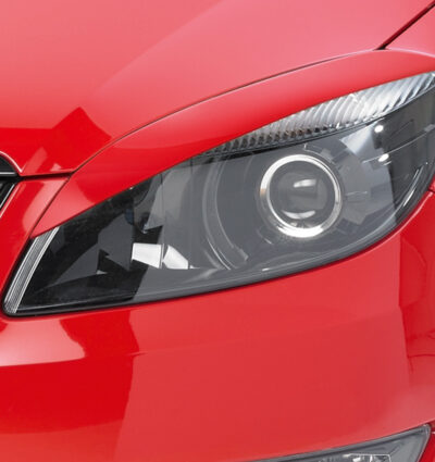 Paupières de phares avants (la paire) pour Skoda Roomster ab Facelift toutes carrosseries (depuis 2010) - Fabriqué en ABS (à peindre)
