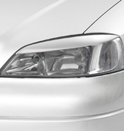 Paupières de phares avants (la paire) pour Opel Astra G toutes carrosseries (1998-2005) - Fabriqué en ABS (à peindre)