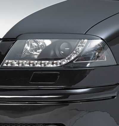 Paupières de phares avants (la paire) pour VW Passat 3BG B5 toutes carrosseries (2000-2005) - Fabriqué en ABS (à peindre)