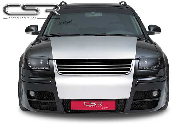 Paupières de phares avants (la paire) pour VW Passat 3BG B5 toutes carrosseries (2000-2005) - Fabriqué en ABS (à peindre)