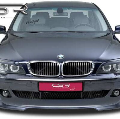Paupières de phares avants (la paire) pour BMW Série 7 E65 LCI / E66 LCI toutes carrosseries (2005-2008) - Fabriqué en ABS (à peindre)