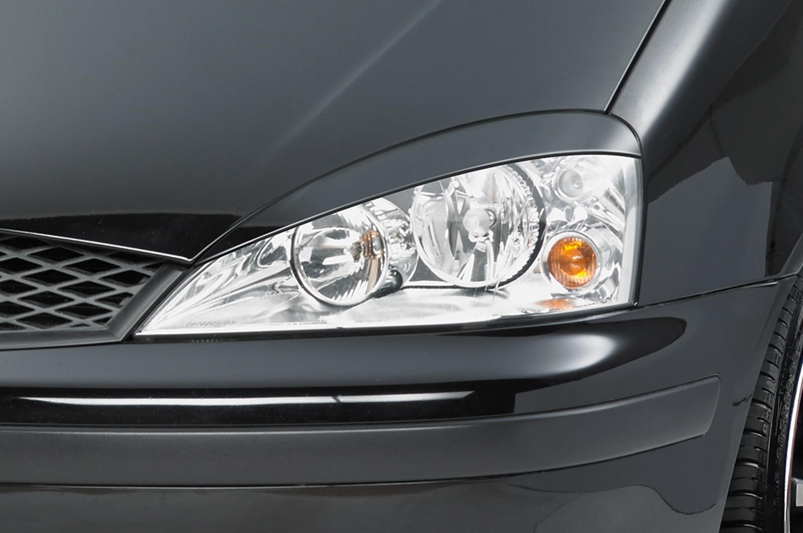 Paupières de phares avants (la paire) pour Ford Galaxy WGR (2000-2006) - Fabriqué en ABS (à peindre)