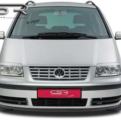 Paupières de phares avants (la paire) pour VW Sharan I  (2000-2010) - Fabriqué en ABS (à peindre)