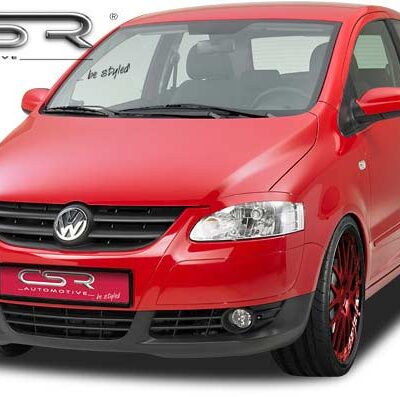 Paupières de phares avants (la paire) pour VW Fox toutes carrosseries (2005-2011) - Fabriqué en ABS (à peindre)