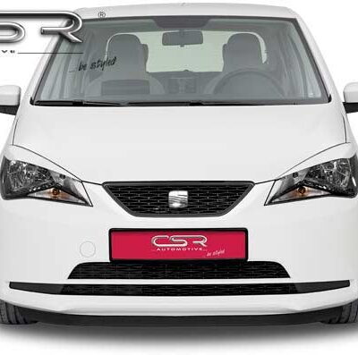 Paupières de phares avants (la paire) pour Seat Mii  (depuis 2011) - Fabriqué en ABS (à peindre)