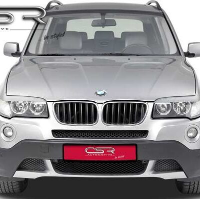 Paupières de phares avants (la paire) pour BMW X3 E83 toutes carrosseries (2003-2010) - Fabriqué en ABS (à peindre)