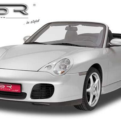 Paupières de phares avants (la paire) pour Porsche 911 / 996 toutes carrosseries (2002-2005) - Fabriqué en ABS (à peindre)