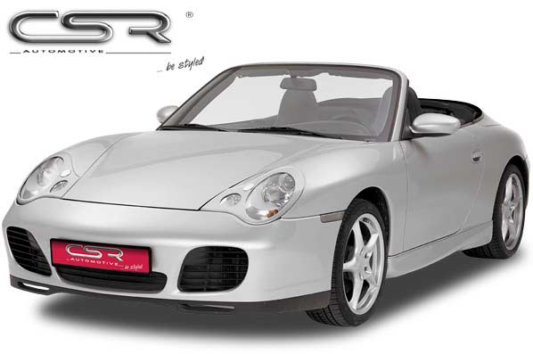 Paupières de phares avants (la paire) pour Porsche 911 / 996 toutes carrosseries (2002-2005) - Fabriqué en ABS (à peindre)