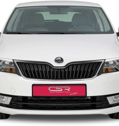 Paupières de phares avants (la paire) pour Skoda Rapid toutes carrosseries (depuis 2012) - Fabriqué en ABS (à peindre)