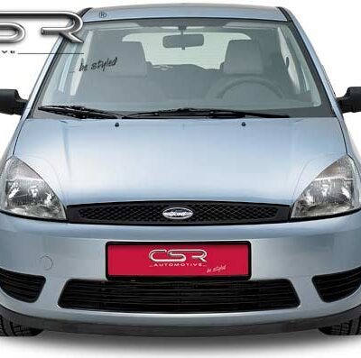 Paupières de phares avants (la paire) pour Ford Fiesta MK6 toutes carrosseries (11/2001-10/2005) - Fabriqué en ABS (à peindre)