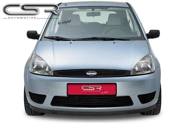 Paupières de phares avants (la paire) pour Ford Fiesta MK6 toutes carrosseries (11/2001-10/2005) - Fabriqué en ABS (à peindre)