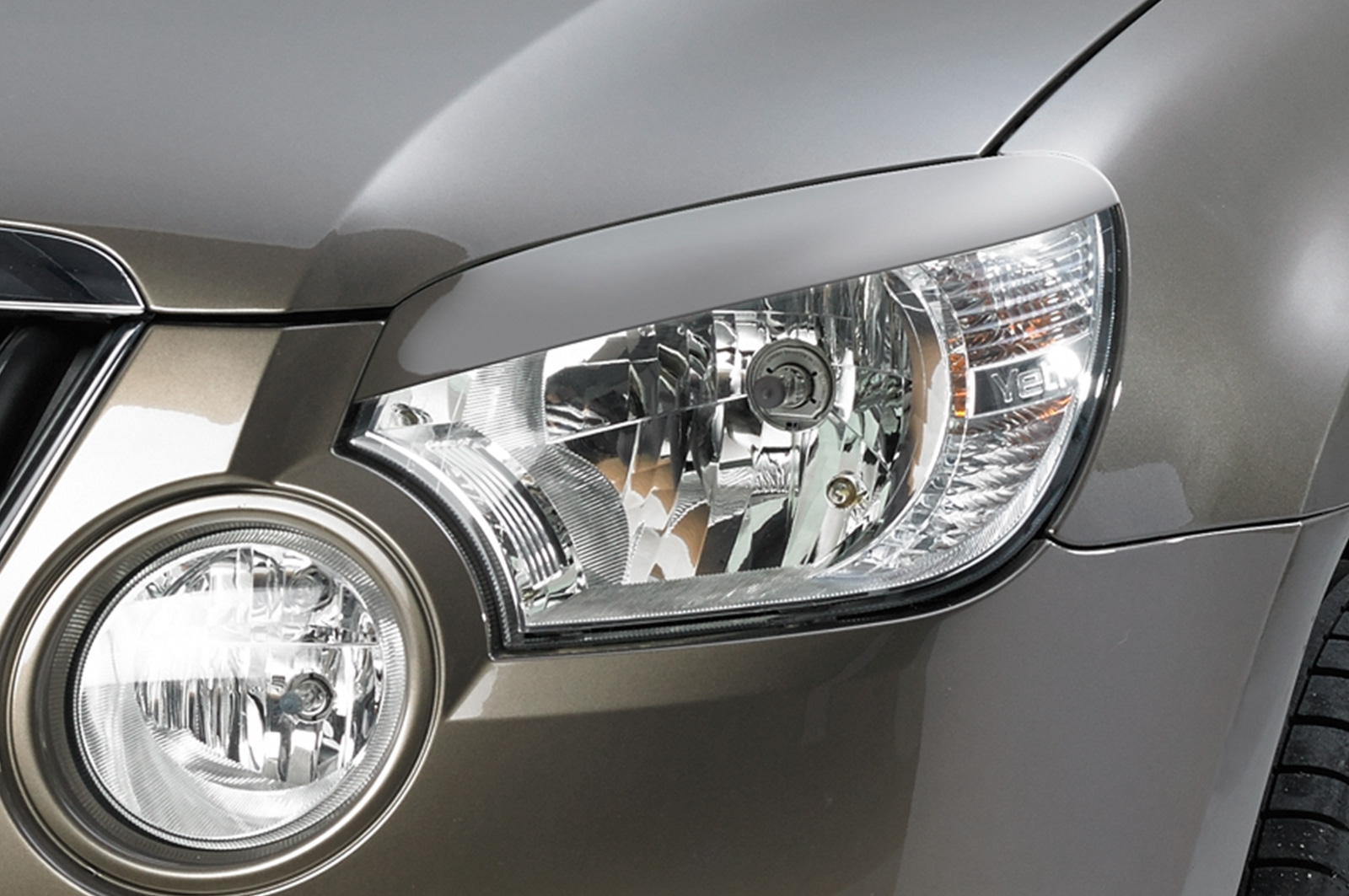 Paupières de phares avants (la paire) pour Skoda Yeti toutes carrosseries (2009-9/2013) - Fabriqué en ABS (à peindre)