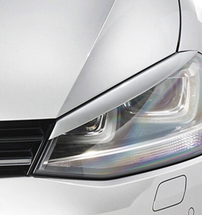 Paupières de phares avants (la paire) pour VW Golf 7 préfacelift (08/2012-03/2017) - Fabriqué en ABS (à peindre)
