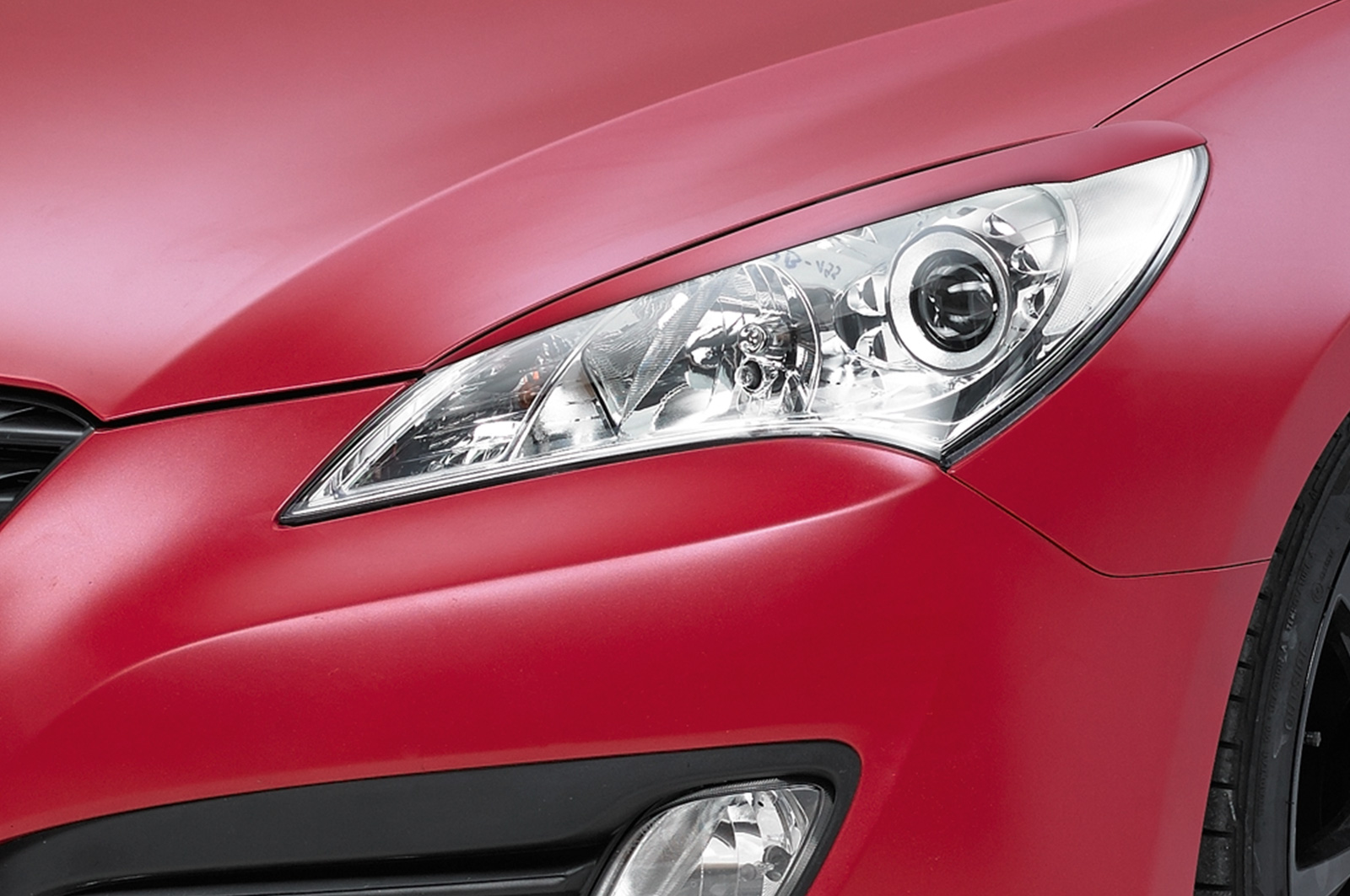 Paupières de phares avants (la paire) pour Hyundai Genesis coupé (2008-2012) - Fabriqué en ABS (à peindre)