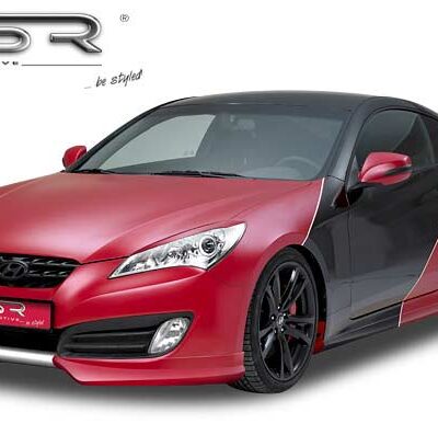 Paupières de phares avants (la paire) pour Hyundai Genesis coupé (2008-2012) - Fabriqué en ABS (à peindre)