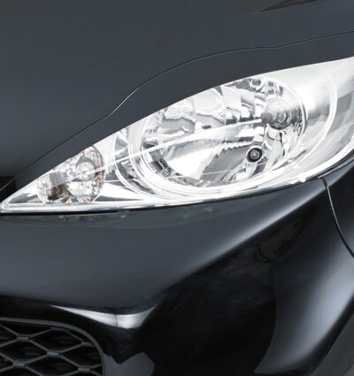 Paupières de phares avants (la paire) pour Peugeot 107 toutes carrosseries (2005-2012) - Fabriqué en ABS (à peindre)