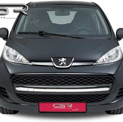 Paupières de phares avants (la paire) pour Peugeot 107 toutes carrosseries (2005-2012) - Fabriqué en ABS (à peindre)