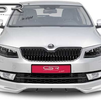 Paupières de phares avants (la paire) pour Skoda Octavia 3 Typ 5E toutes carrosseries (depuis 2012) - Fabriqué en ABS (à peindre)