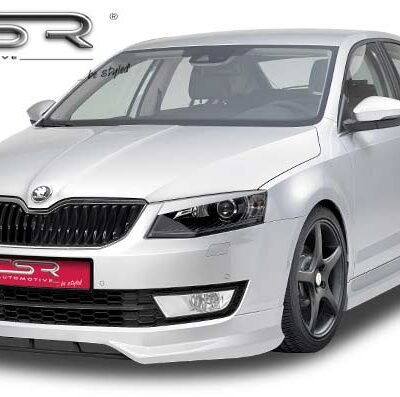 Paupières de phares avants (la paire) pour Skoda Octavia 3 Typ 5E toutes carrosseries (depuis 2012) - Fabriqué en ABS (à peindre)