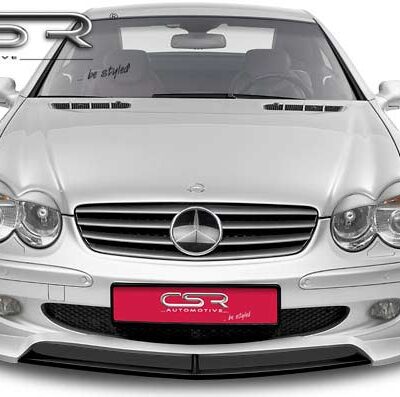 Paupières de phares avants (la paire) pour Mercedes Benz SL R230 toutes carrosseries (2001-2008) - Fabriqué en ABS (à peindre)