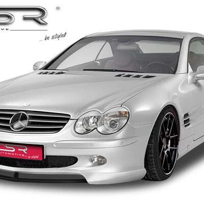 Paupières de phares avants (la paire) pour Mercedes Benz SL R230 toutes carrosseries (2001-2008) - Fabriqué en ABS (à peindre)