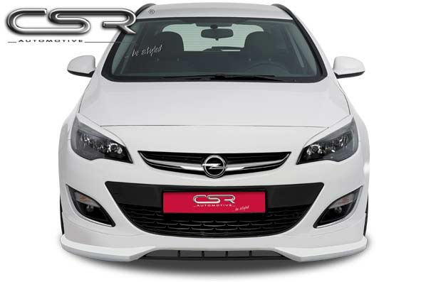 Paupières de phares avants (la paire) pour Opel Astra J toutes carrosseries (depuis 2009) - Fabriqué en ABS (à peindre)