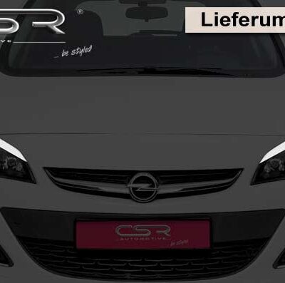 Paupières de phares avants (la paire) pour Opel Astra J toutes carrosseries (depuis 2009) - Fabriqué en ABS (à peindre)