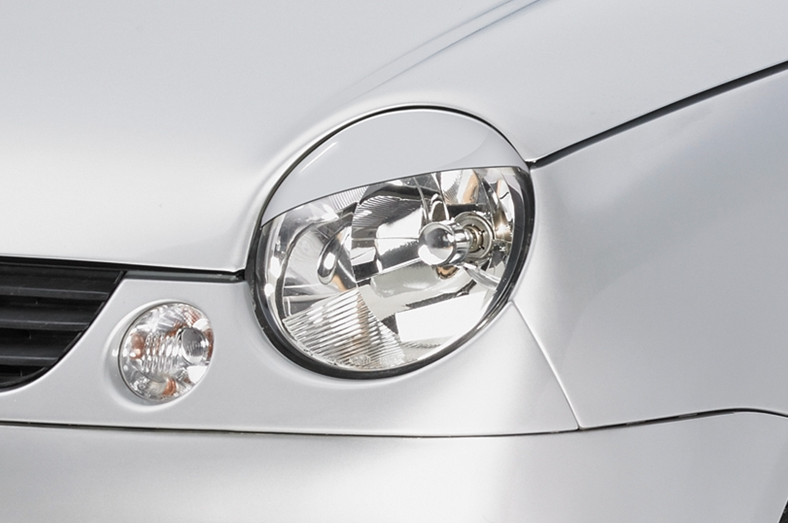 Paupières de phares avants (la paire) pour VW Lupo toutes carrosseries (10/1998-07/2005) - Fabriqué en ABS (à peindre)