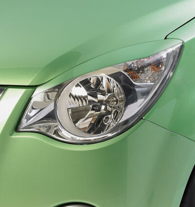 Paupières de phares avants (la paire) pour Opel Agila B toutes carrosseries (depuis 2008) - Fabriqué en ABS (à peindre)